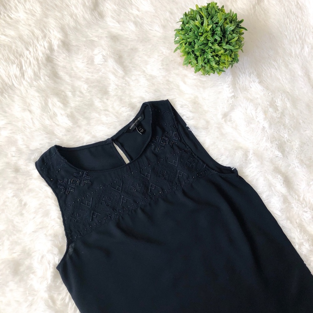 🎉 Final Price Banana Republic blue tank top B1